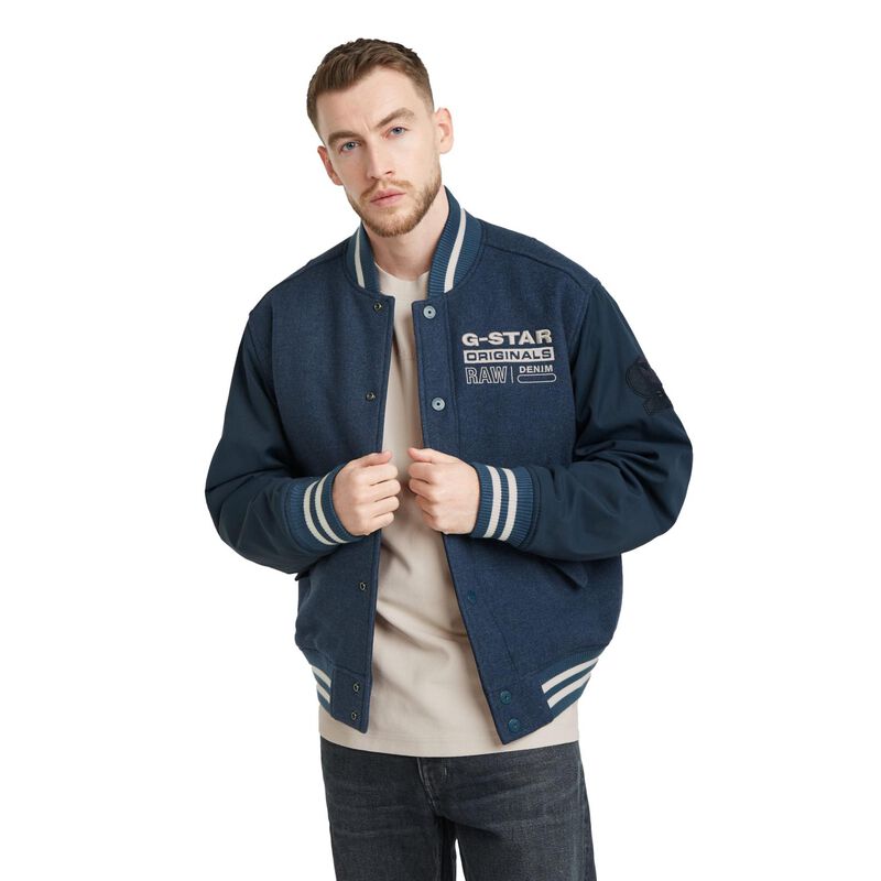 G-Star Varsity Wool Bomber Jacket image number 0